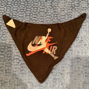 Nike Black Bandana Bib with Multicolor Air Logo